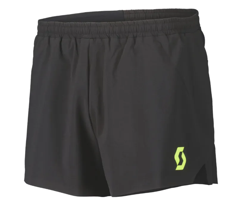 Scott RC Run Men's Split Shorts Black/Yellow